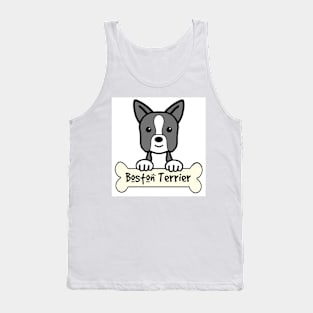 Boston Terrier Cartoon Tank Top